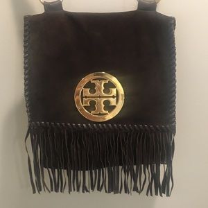 Suede and Leather fringe bag